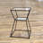 Imane Glass Top End Table