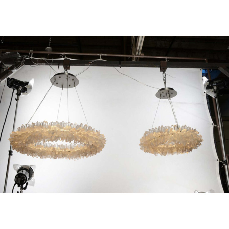 Roxi 1 - Light LED Chandelier, 7.13" H x 48" W x 48" D, Polished Nickel