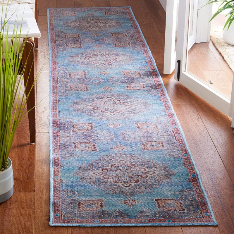 Serapi Performance Machine Washable Oriental Rug, Runner 2' x 9'