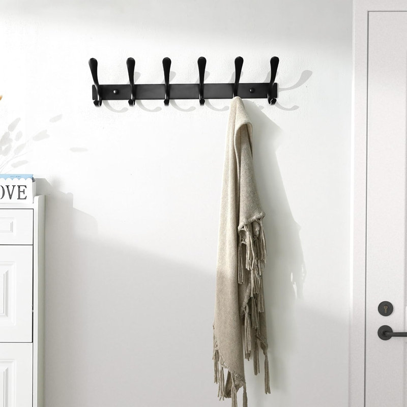 Steel Wall Hook, Black