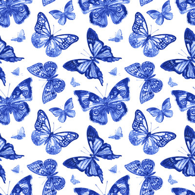 Anette Butterflies - Wrapped Canvas Print