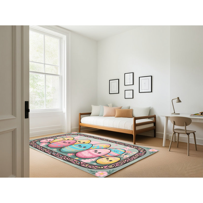 Tapis de vacances de Pâques The Holiday Aisle®, Rectangulaire 2 pi x 3 pi