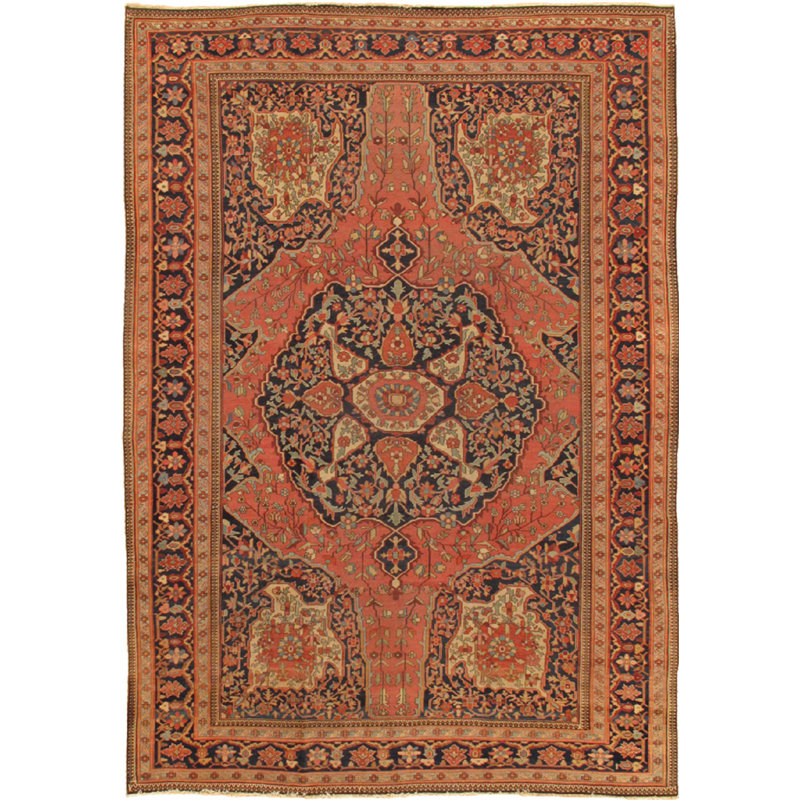 Antique One-of-a-Kind 8'4" X 11'11" Area Rug