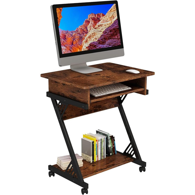 24 Inch Small Computer Desk, Computer Desk W...