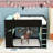 Full Wood Loft Bed With Height-Adjustable Desk, 2 Drawers, Storage Compartments, And RGB Lights-1002980179