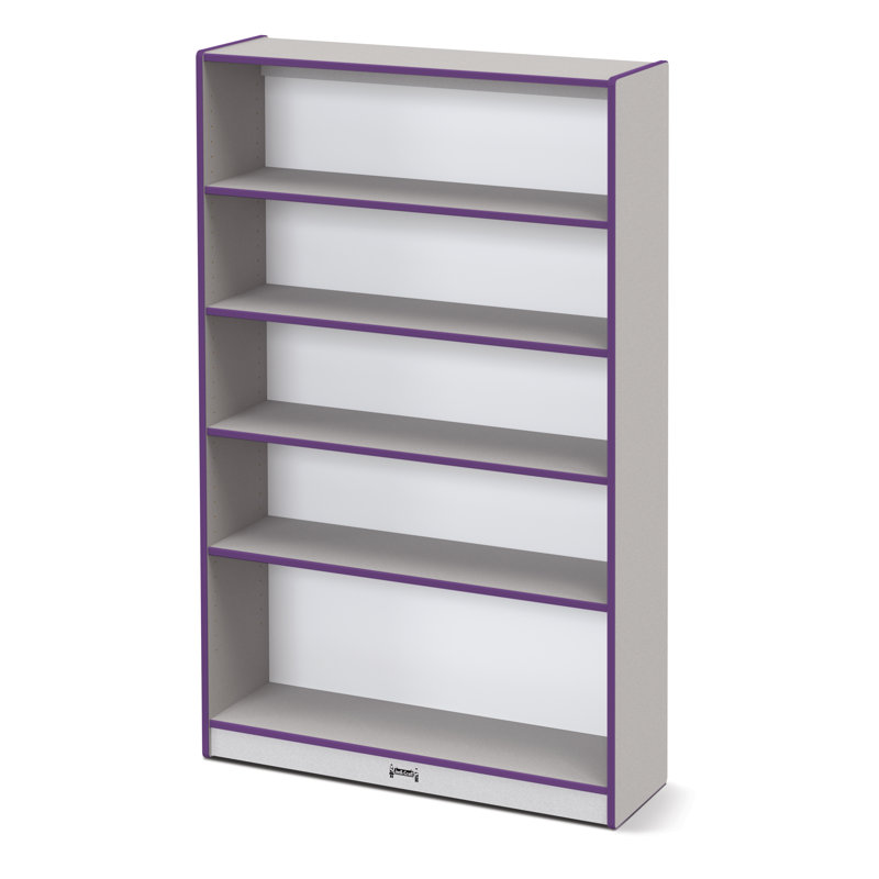 Bibliothèques arc-en-ciel, H 59,5 po x l 36,5 po x P 11,5 po, Mauve