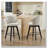 Chenille Fabric Swivel Counter Height Bar Stools-1157337852