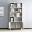 Bibliothèque 68,5 "avec portes-1727745073