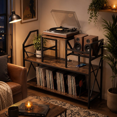 85cm H Media Shelves