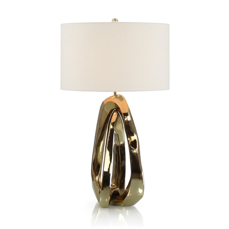 Lampe de table amorphe en laiton