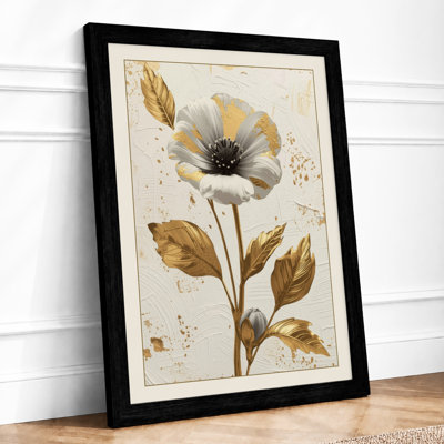 Gilded Bloom Botanical - Framed Print