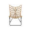 2 chaises, extérieur - brun, 2 motifs
