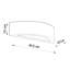 Atena Plastic Flush Mounted Sconce-62601953