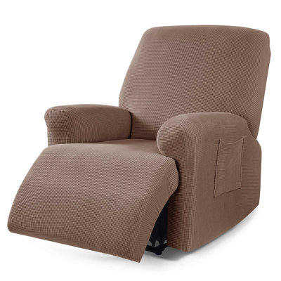 Housse pour fauteuil inclinable à coussins carrés/rectangulaires
