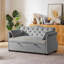 Velvet Sleeper Sofa Bed-1761455783