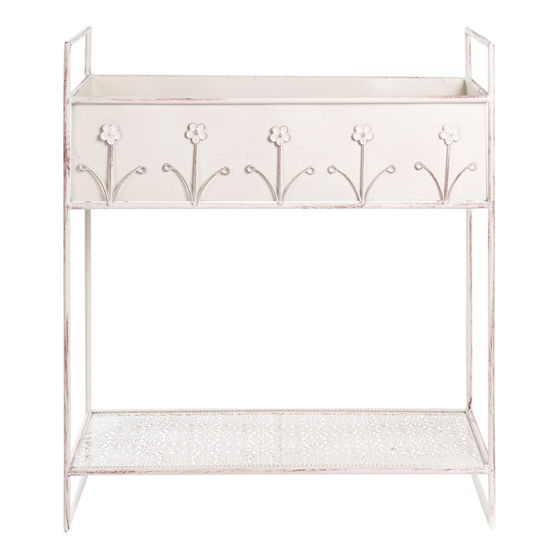 Plant Stand LUPINE 62 cm Metal Beige