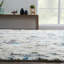 Tapis bleu en laine noué à la main Belue-782074851
