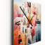 Horloge murale abstraite Constructivism-99630737