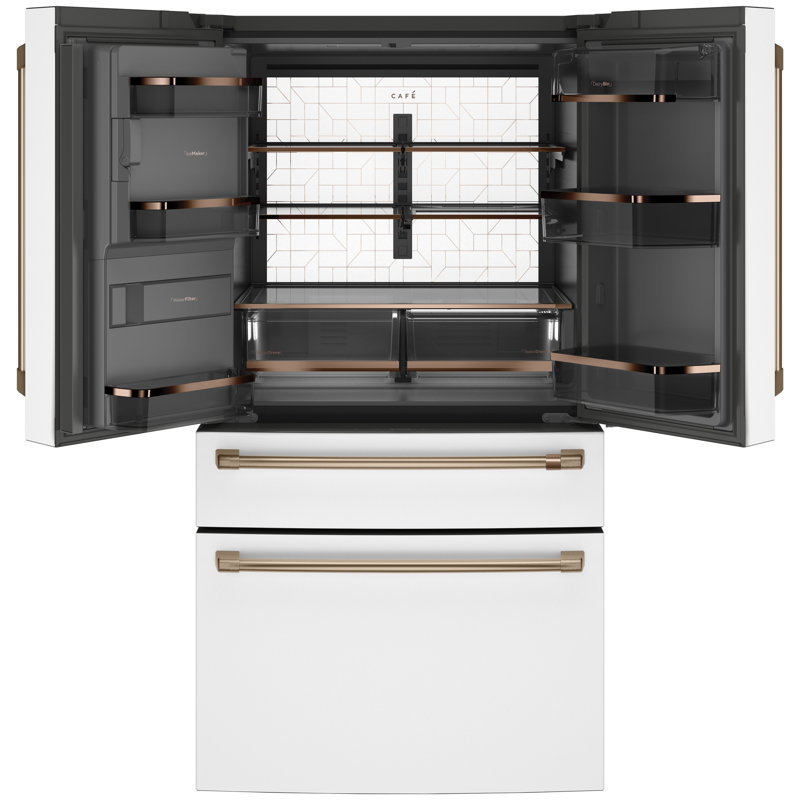 French-Door Smart Refrigerator, Matte White
