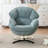 Upholstered Tufted Swivel Accent Chair-1968935266