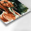 «Dogs Redbone Coonhound», art mural en métal vert-1474723617