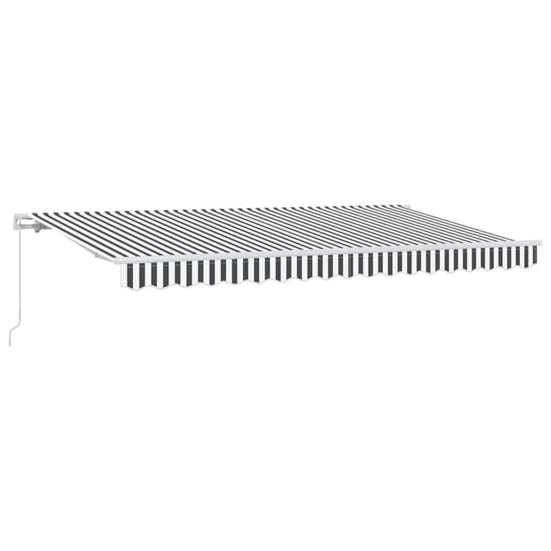 VidaXL 400cm W x 200cm D Polyester Cover Retractable Door / Window Awning