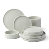 Modulus 12-Piece Dinnerware Set, Nightshade