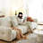 Creamy white Polyester Modular Sofa-728293664
