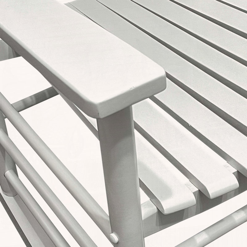 Chaise berçante en bois massif