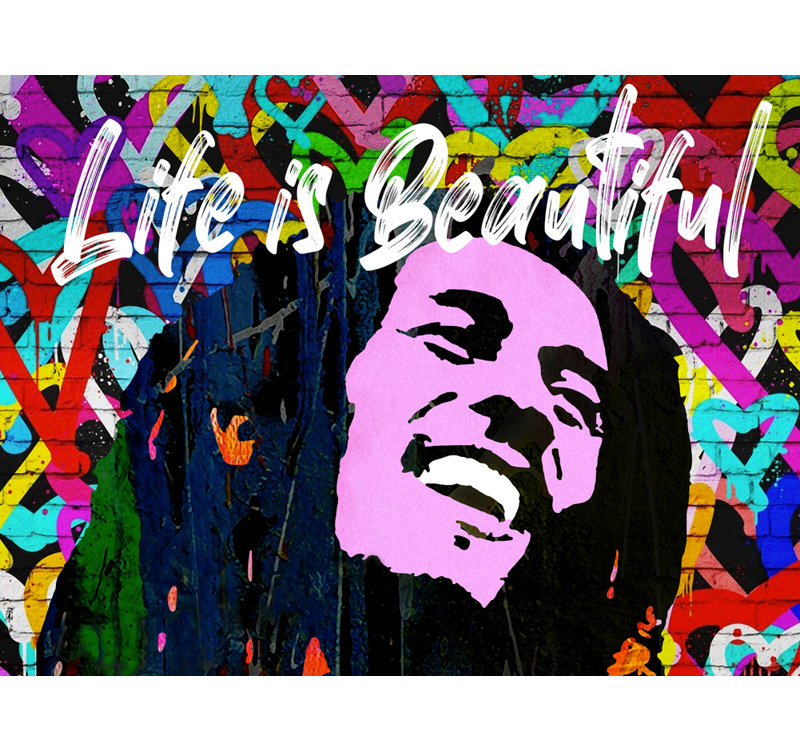 «Bob Isley Life Is Beautiful» par Stephen Chambers, impression sur toile tendue, H 15 po x l 18 po x P 1,5 po