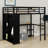 Loft Bed Frame With Built-In Wardrobe-166962412-166962414
