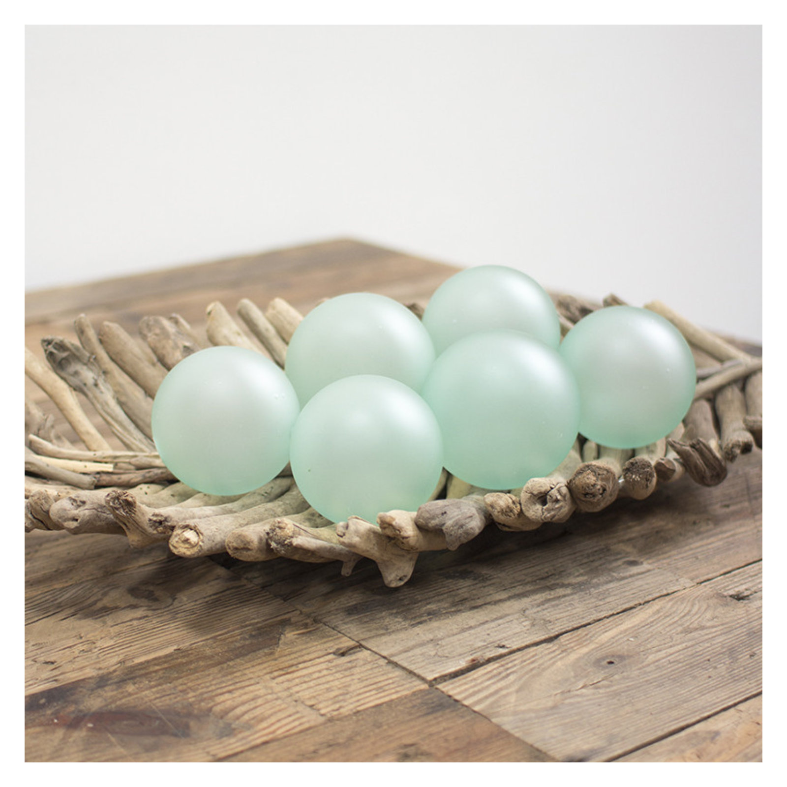 Melita Recycled Glass Ball, Frosted