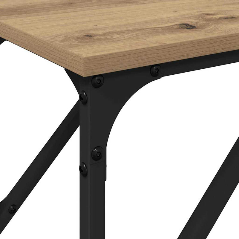 Console Table, Artisan Oak, 75cm H x 200cm W x 29cm D