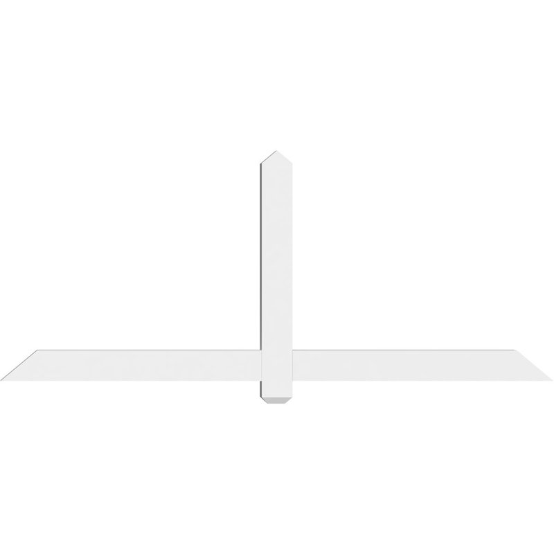 Support à pignon en uréthane Eugene, L 72 po x H 30 po, P 2 po x F 6 po