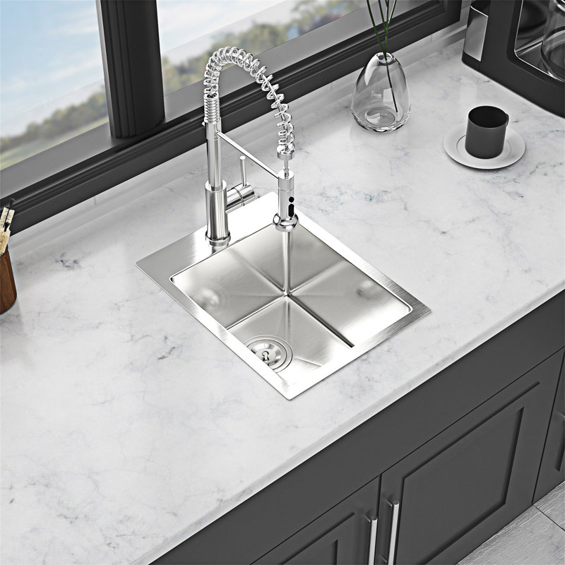 Drop-In Kitchen Sink Single Bowl