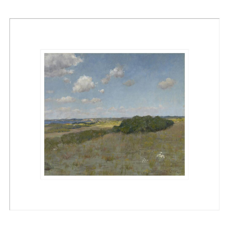 «Sunlight and Shadow Shinnecock Hills» par William Merritt Chase, impression giclée encadrée, H 13,75 po x l 14,92 po