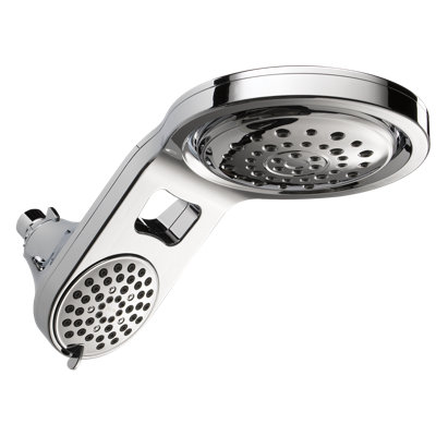 HydroRain Multi Function Adjustable Dual Shower Head