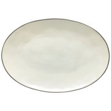 Stacked Organic Stoneware Platter