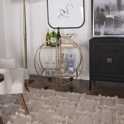 Zelina Bar Cart by Everly Quinn