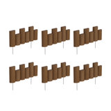 Ensemble de bordure à bûches H 7 po x l 1,5 pi x 6 pi