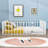 Idonah Metal Floor Bed with Fence and Door-1551245006-1551245005