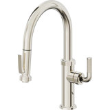 Descanso Kitchen Pull-Down Kitchen Faucet with Squeeze Sprayer - Low Arc Spout
