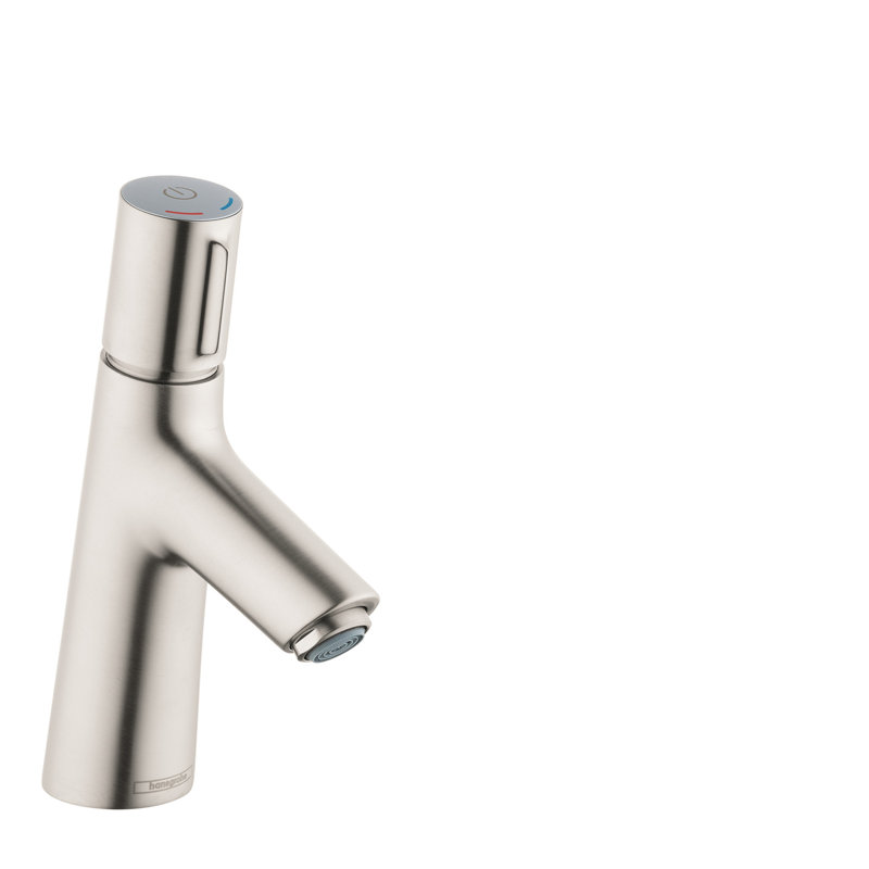 Talis S Premium Easy on/off Single Hole Bathroom Faucet Less Handles with Drain Assembly, Brushed Nickel