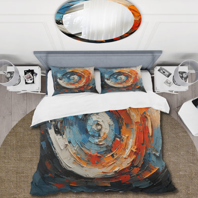 Ensemble de housse de couette Dynamic Spiral - Abstract Spirals