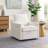Swivel Arm Chair with Soft Chenille Fabric, Comfy Accent Chair for Living Room. Bedroom-1975932603
