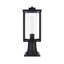 Mickle 6 Inch Outdoor Post Light in Black