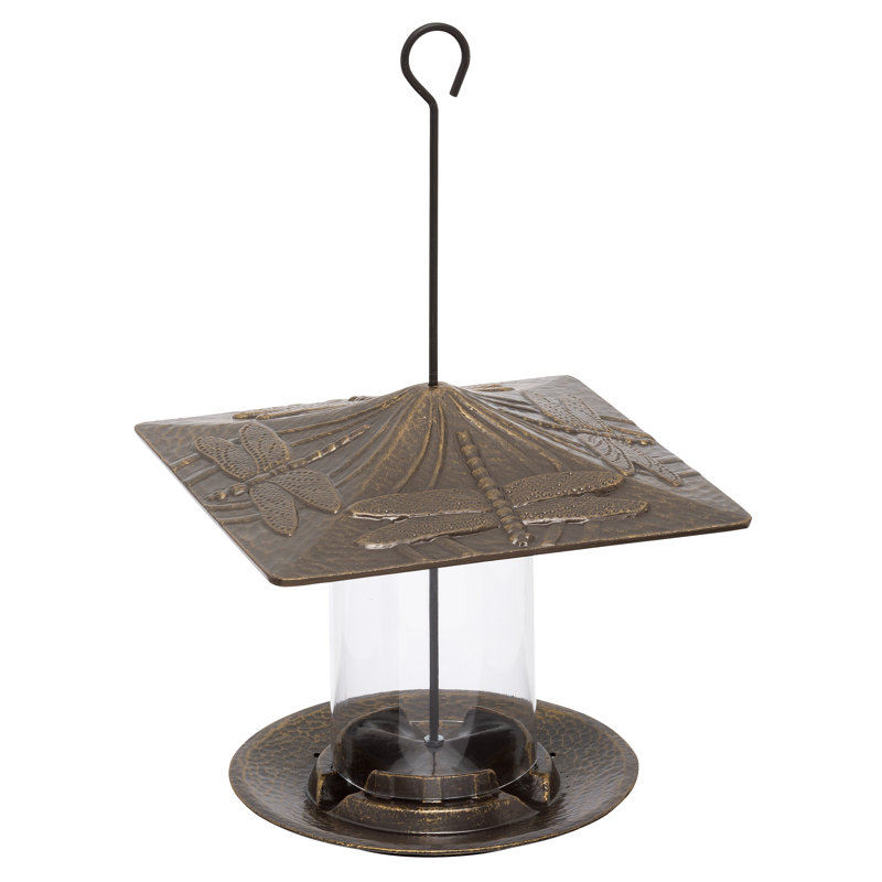 Six inch Dragonfly Tube Feeder, French Bronze