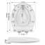 Nadya Soft Close Roun Standard Toilet Seat