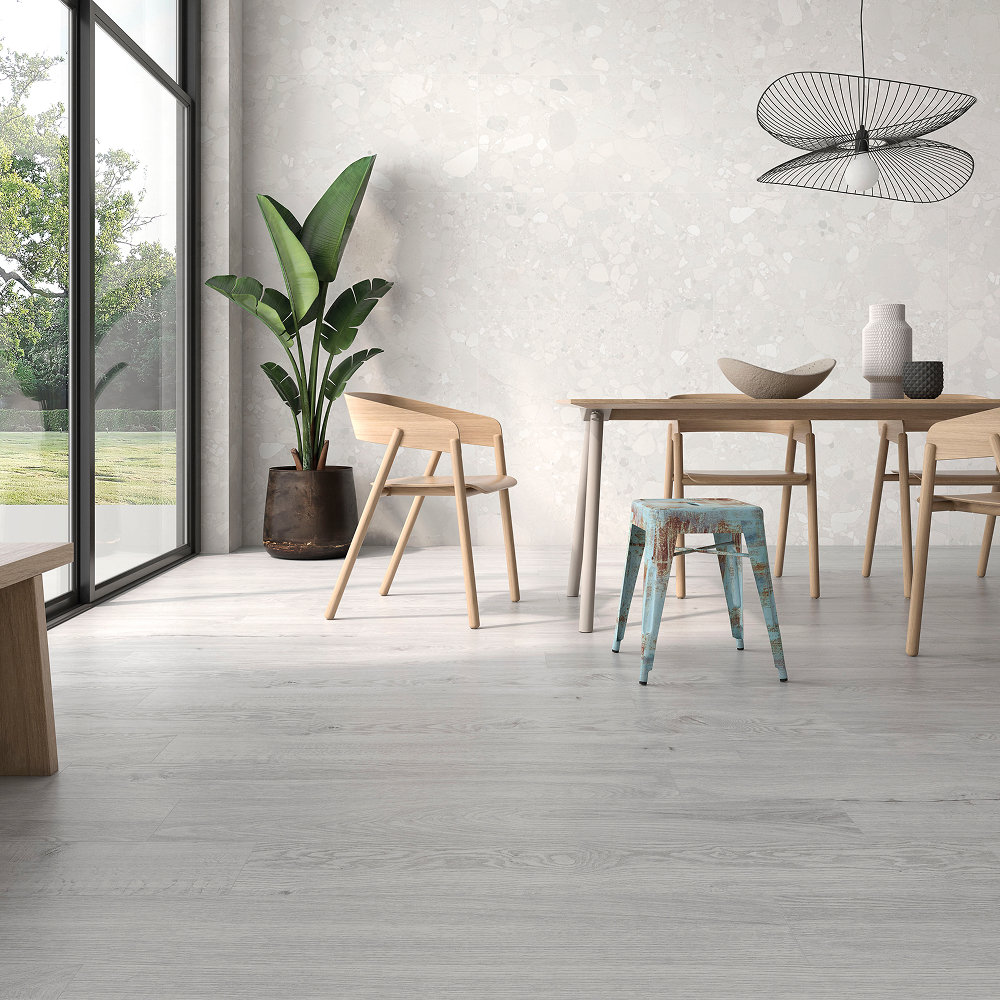 Dorado 24" x 24" Matte Tile, Bianco