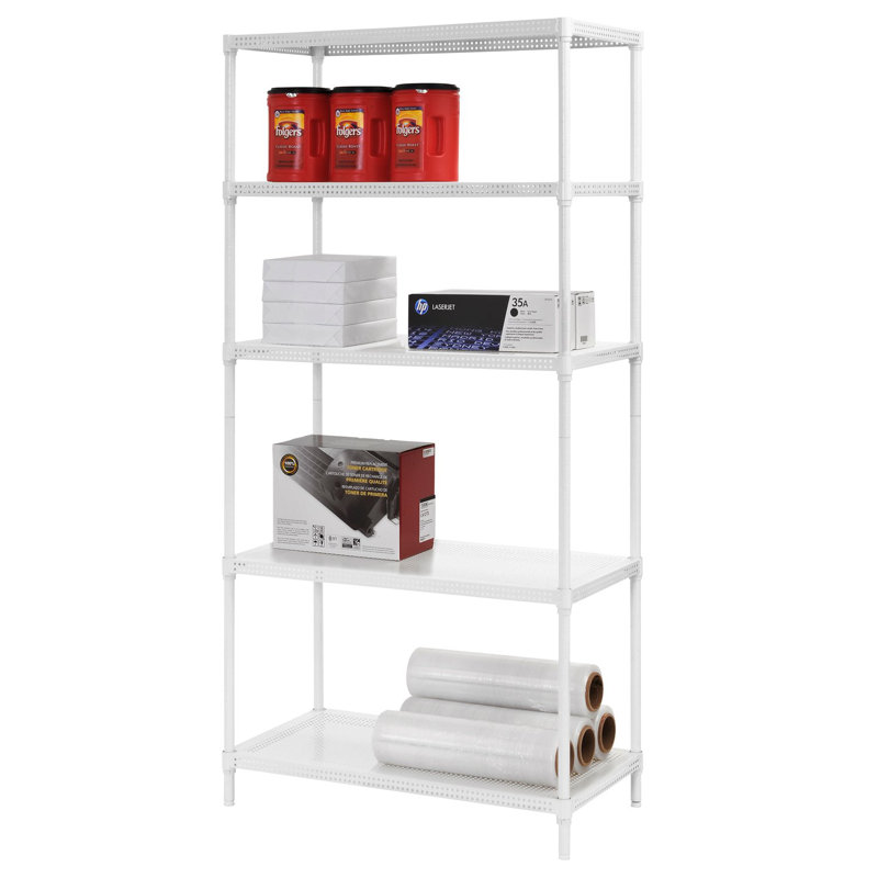 18'' W Storage Rack, White